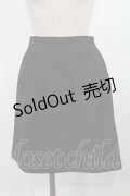 Ank Rouge / スカラップフラップ台形スカート M ブラック H-25-04-19-1036-CA-SK-NS-ZH