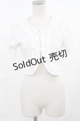 Innocent World / 水玉ボレロ Free オフ/ブラック H-25-04-19-1037-IW-TO-NS-ZH