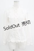 MILK / ピンタックフリルブラウス  ピンク H-25-04-19-060-ML-BL-KB-ZH