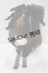 HN+nois / リボンヘッドドレス  黒 H-25-04-19-073-HN-AC-KB-ZH
