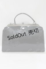 Jean Paul GAULTIER / ニューローズがま口ドクターバッグ  黒 H-25-04-19-074-GO-BG-KB-ZH