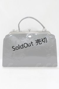 Jean Paul GAULTIER / ニューローズがま口ドクターバッグ  黒 H-25-04-19-074-GO-BG-KB-ZH