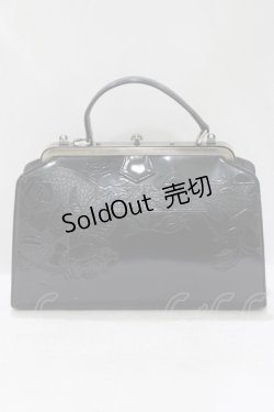 画像1: Jean Paul GAULTIER / ニューローズがま口ドクターバッグ  黒 H-25-04-19-074-GO-BG-KB-ZH