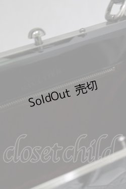 画像4: Jean Paul GAULTIER / ニューローズがま口ドクターバッグ  黒 H-25-04-19-074-GO-BG-KB-ZH