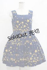 MILK / Twinkleドレス  ナイトブルー×ゴールド H-25-04-19-012-ML-OP-KB-ZT105