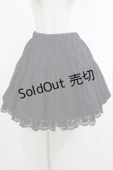 Jane Marple / ローズレースティアードスカート  黒 H-25-04-19-015-JM-SK-KB-ZH