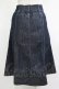 画像3: axes femme / 前釦刺繍入ミドルスカート M インディゴ H-25-04-20-031-AX-SK-NS-ZH (3)