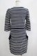 画像3: Franche Lippee / ボーダーワンピース M ネイビー H-25-04-20-033-LO-OP-NS-ZH (3)