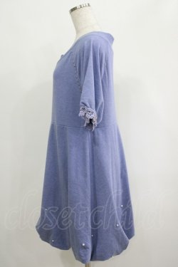 画像2: axes femme / パール使いワンピース M ブルー H-25-04-20-034-AX-OP-NS-ZH