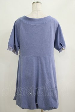 画像3: axes femme / パール使いワンピース M ブルー H-25-04-20-034-AX-OP-NS-ZH