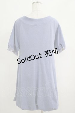 画像3: axes femme / パール使いワンピース M ブルー H-25-04-20-034-AX-OP-NS-ZH