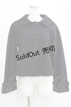 画像1: axes femme / ショートコート M ブラック H-25-04-20-036-AX-CO-NS-ZT-C036