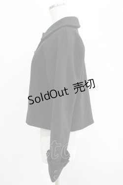 画像2: axes femme / ショートコート M ブラック H-25-04-20-036-AX-CO-NS-ZT-C036