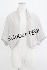 axes femme / レース使いボレロ M グレー H-25-04-20-045-AX-TO-NS-ZH