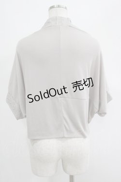 画像3: axes femme / レース使いボレロ M グレー H-25-04-20-045-AX-TO-NS-ZH