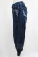 画像2: axes femme / 刺繍入デニムパンツ L インディゴ H-25-04-20-050-AX-PA-NS-ZH (2)
