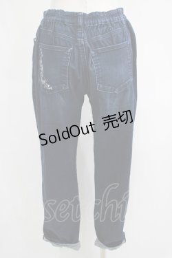 画像3: axes femme / 刺繍入デニムパンツ L インディゴ H-25-04-20-050-AX-PA-NS-ZH