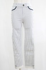 axes femme / 裾レースストレッチスキニー M オフ H-25-04-20-051-AX-PA-NS-ZH