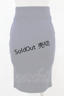 画像2: MARBLE / 十字架付きあみあげタイトスカート  紺 H-25-04-20-1038-GO-SK-KB-ZH