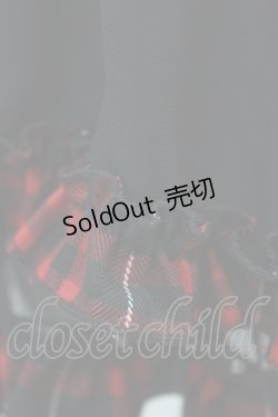 画像3: SEX POT ReVeNGe / チェックフリルベビードール  黒×赤 H-25-04-20-1042-SP-TO-KB-ZH