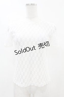 画像1: MILK / ルージュアンダートップス  白 H-25-04-20-1047-ML-TO-KB-ZH