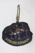 ATELIER PIERROT / パスケース  黒 H-25-04-20-1009-EL-ZA-KB-ZH