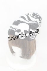 SEX POT ReVeNGe / ボーダーニット帽  黒×白 H-25-04-20-1003-SP-AC-KB-ZT0423H