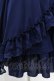 画像4: ATELIER PIERROT / Victorian Ruffle Chiffon Skirt  ネイビー H-25-04-20-1020-EL-SK-KB-ZH (4)
