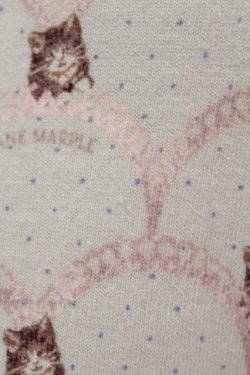 画像3: Jane Marple / gabrielleソフト裏毛のワンピース  クリーム H-25-04-20-1025-JM-OP-KB-ZH