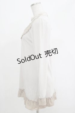 画像2: axes femme / ベロアフリルプルオーバー M ベージュ H-25-04-20-062-AX-TO-NS-ZH