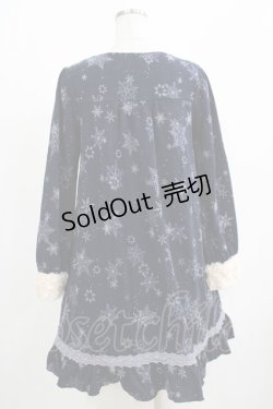 画像3: axes femme / 雪の結晶ニットワンピース M ネイビー H-25-04-20-006-AX-OP-NS-ZH