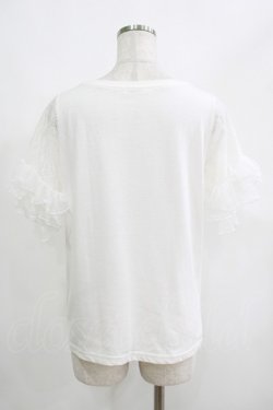 画像3: axes femme / レーススリーブTシャツ M オフ H-25-04-20-068-AX-TO-NS-ZH