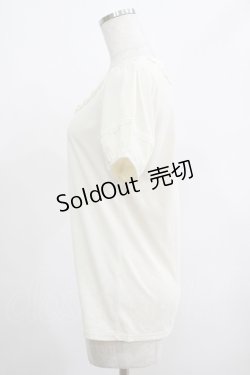 画像2: axes femme / レース使いプルオーバー M アイボリー H-25-04-20-069-AX-TO-NS-ZH