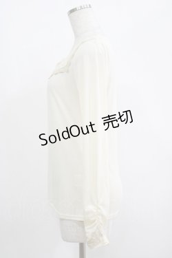 画像2: axes femme / レース使いプルオーバー M アイボリー H-25-04-20-071-AX-TO-NS-ZH
