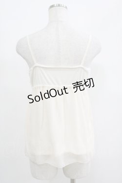 画像3: axes femme / パール使いキャミソール M アイボリー H-25-04-20-076-AX-TO-NS-ZH