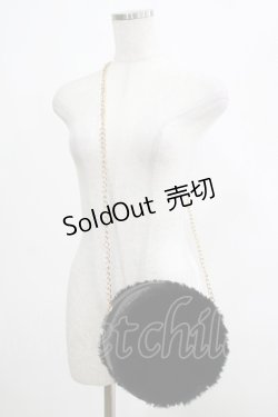 画像1: axes femme / ラウンドショルダーバッグ  ブラック H-25-04-20-077-AX-BG-NS-ZH