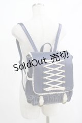axes femme / レースアップリュック  ネイビー H-25-04-20-078-AX-BG-NS-ZH