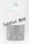 m petit by misako / AMNIタイツロゴ L~LL ブラック H-25-04-20-082-LO-ZA-NS-ZH