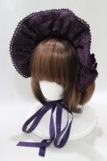axes femme kawaii / ベルベットドールハーフボンネット  パープル H-25-04-20-083-AX-AC-NS-ZH