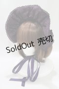 axes femme kawaii / ベルベットドールハーフボンネット  パープル H-25-04-20-083-AX-AC-NS-ZH