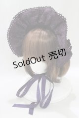 axes femme kawaii / ベルベットドールハーフボンネット  パープル H-25-04-20-083-AX-AC-NS-ZH