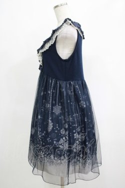 画像2: axes femme / 雪の結晶ワンピース M ネイビー H-25-04-20-008-AX-OP-NS-ZH