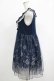 画像2: axes femme / 雪の結晶ワンピース M ネイビー H-25-04-20-008-AX-OP-NS-ZH (2)
