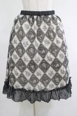 axes femme / 裾フリルスカート M グレー H-25-04-20-009-AX-SK-NS-ZH