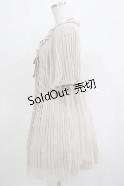 画像2: axes femme / プリーツワンピース M ベージュ H-25-04-20-012-AX-OP-NS-ZH