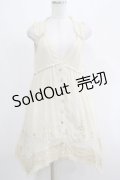 axes femme / レース切替チュニック M アイボリー H-25-04-20-013-AX-BL-NS-ZH