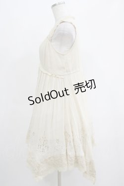 画像2: axes femme / レース切替チュニック M アイボリー H-25-04-20-013-AX-BL-NS-ZH