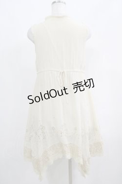 画像3: axes femme / レース切替チュニック M アイボリー H-25-04-20-013-AX-BL-NS-ZH