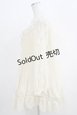 画像2: axes femme / レース切替チュニック M アイボリー H-25-04-20-014-AX-BL-NS-ZH