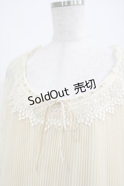画像4: axes femme / レース切替チュニック M アイボリー H-25-04-20-014-AX-BL-NS-ZH